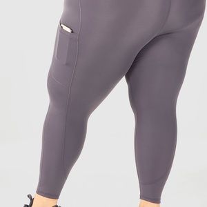 PureLuxe Maternity Leggings in Gray with Pocket!